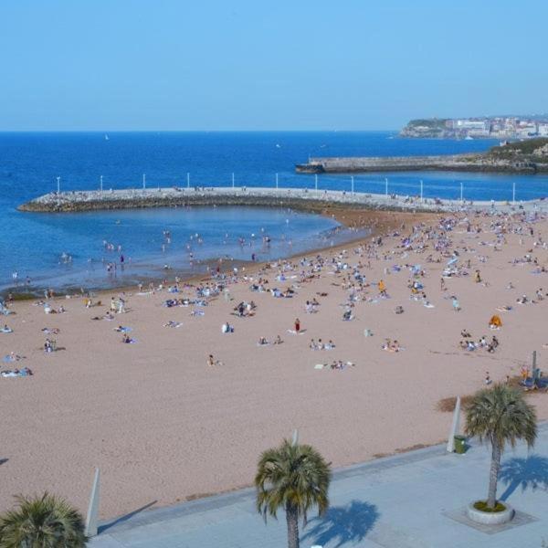 Apartamento Arbeyal Playa Хихон Экстерьер фото